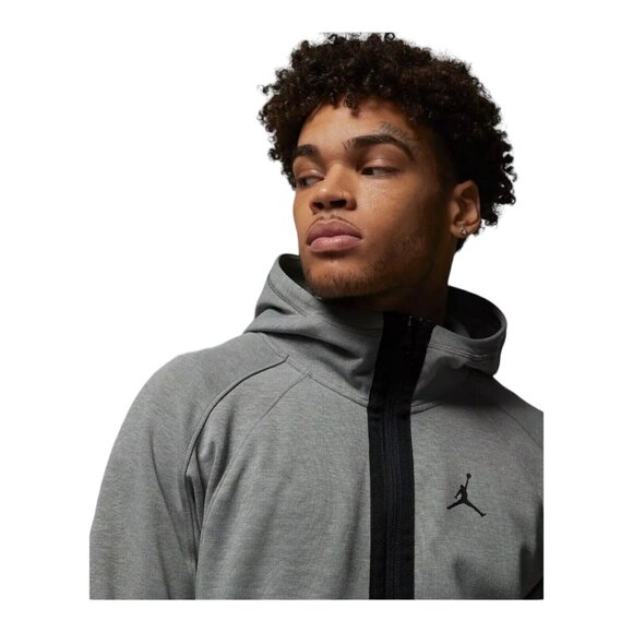 Nike Men's Jordan Dri-Fit Sport Full-Zip Hoodie Grey Size S NEW WITH TAGS! - Picture 4 of 5